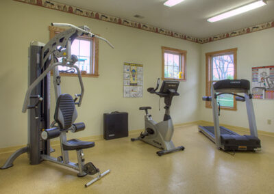 Gym at Evergreen Estates