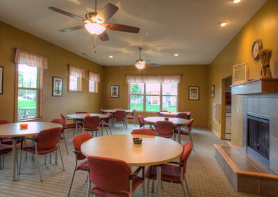 Community Room at Evergreen Estates